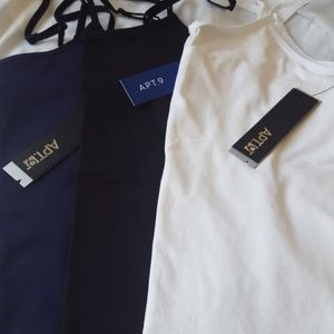 3 Pack Apt 9 Camis S/M